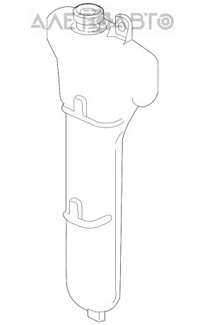 Расширительный бачок охлаждения Honda Clarity 18-21 usa без крышки