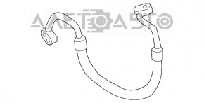Трубка кондиционера конденсер-компрессор VW Jetta 11-14 USA TDI