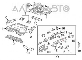 Корито багажника Buick Encore 13-