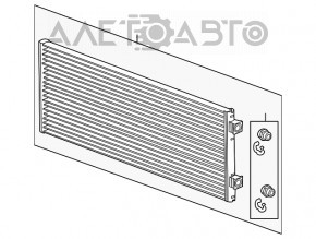 Радиатор охлаждения АКПП масло Chevrolet Volt 11-15 гнутый