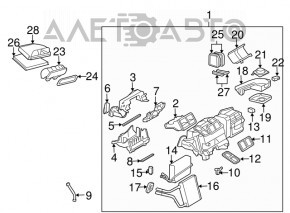 Мотор вентилятор пічки Mercedes W211