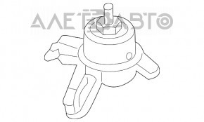 Подушка двигуна права Kia Optima 11-15 2.4 порваний пильовик