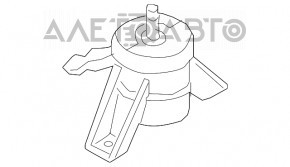 Подушка двигателя правая Hyundai Sonata 15-19 2.4 надорван пыльник