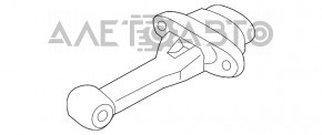 Подушка двигуна задня Hyundai Santa FE Sport 13-18 2.0T новий OEM оригінал