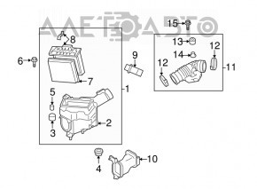 Расходомер воздуха Nissan Versa 1.8 10-12