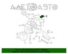Расходомер воздуха Subaru Forester 08-13 SH