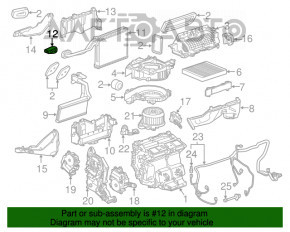Клапан печки кондиционера Chevrolet Camaro 16-