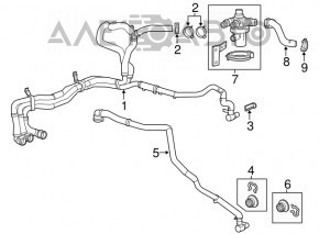 Клапан системы охлаждения Chevrolet Volt 11-15