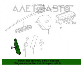 Подушка безпеки airbag сидіння лев Chevrolet Malibu 16-