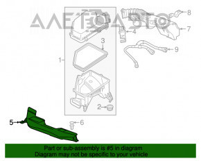 Воздухоприемник Chevrolet Volt 16-