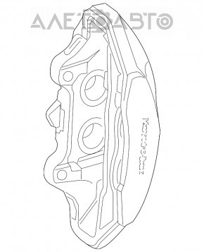 Розподільник акб із клемою Chevrolet Volt 11-15 відсутній фрагмент кришки