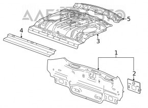 Задняя панель Chevrolet Impala 14-20