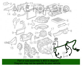 Проводка печки Chevrolet Camaro 16-