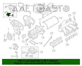 Регулятор фаз ГРМ левый Nissan Pathfinder 13-20 VQ35DE 3.5