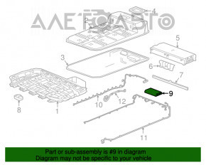 Battery Energy Control Module Chevrolet Bolt 17-