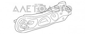 Важіль поздовжній лівий задній Mercedes CLA 14-19 порван сайлент