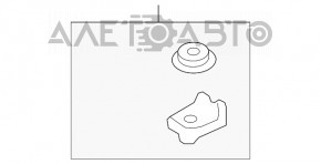 Кріплення радіатора праве Kia Sorento 10-15 2.4, 3.3 новий OEM оригінал