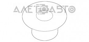 Опора крепления радиатора нижняя левая Hyundai Elantra AD 17-20