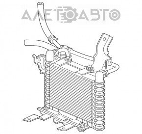 Радіатор охолодження АКПП мастило Honda Clarity 18-21 usa