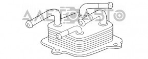 Масляний охолоджувач АКПП Honda CRV 12-16