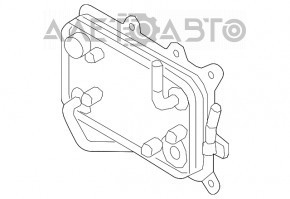 Охладитель АКПП масляный Kia Sorento 16-20 2.0 2.4 с клапаном