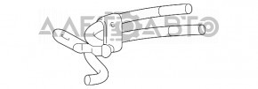 Трубки охлаждения АКПП Honda Accord 13-15 дорест 3.5