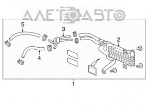 Трубки охлаждения АКПП Honda Accord 13-15 дорест 3.5