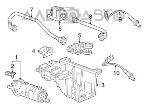 Клапан паливного абсорбера Chevrolet Volt 16-