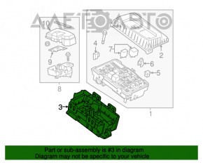 Корпус блока предохранителей подкапотный Chevrolet Volt 11-15
