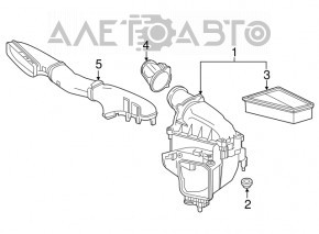 Повітряприймач Mercedes CLA 250 14-19 BAPMIC