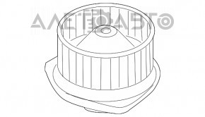 Мотор вентилятор пічки Nissan Altima 13-