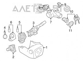 Датчик кута повороту керма Subaru Legacy 15-19