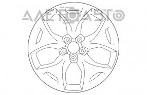 Диск колесный R18 Subaru Forester 14-18 SJ под прокат, царапины