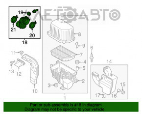 Повітропровід на колектор Kia Soul 14-19 2.0