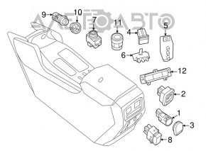 Панель управления Nissan Pathfinder 13-20