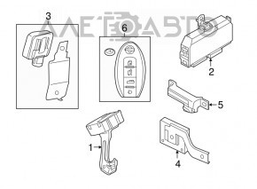 LIFEGATE POWER CONTROL MODULE Nissan Murano z52 15-