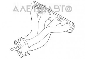 Коллектор выпускной с катализатором Hyundai Elantra UD 11-16 сорван болт и резьба