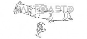 Приёмная труба с гофрой Hyundai Sonata 20- 2.5