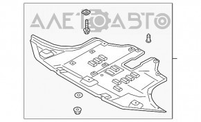 Захист двигуна Hyundai Santa FE 19-20 2.0, 2.4