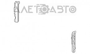 Дефлектор радиатора правый Hyundai Sonata 11-15 2.0