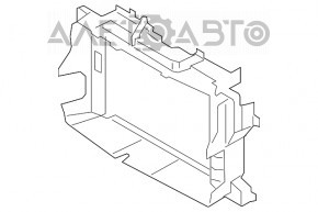 Дефлектор радиатора Hyundai Santa FE 19-20 2.4 трещины