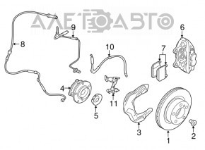 Колонка передня ліва BMW 3 F30 12-19 RWD