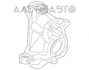 Цапфа перед правим BMW X3 G01 18-21 розвал minus