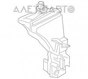 Бачок омывателя Volvo XC90 16-22 без горловины и датчика, под омыватель фар