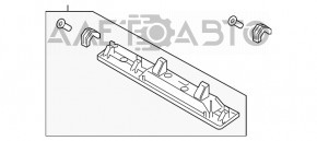 Планка подсветки номера двери багажника Volvo XC90 16-22 с ручкой