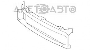 Жалюзи дефлектор радиатора рамка голая Volvo XC90 16-22 низ, надломы