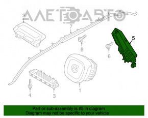 Подушка безопасности airbag сидения правого Volvo XC90 16-22