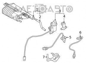 Клапан паливного абсорбера Hyundai Sonata 20-1.6T, 2.5