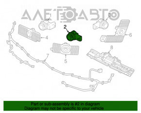 Парктроник передний внутренний Volvo XC90 16-22