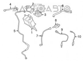 Лямбда-зонд другий Volvo XC90 16-21 T5, T6